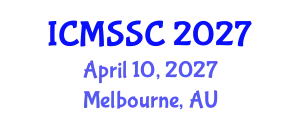 International Conference on Mathematics, Statistics and Scientific Computing (ICMSSC) April 10, 2027 - Melbourne, Australia