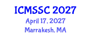 International Conference on Mathematics, Statistics and Scientific Computing (ICMSSC) April 17, 2027 - Marrakesh, Morocco
