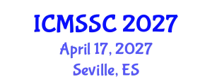 International Conference on Mathematics, Statistics and Scientific Computing (ICMSSC) April 17, 2027 - Seville, Spain
