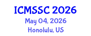 International Conference on Mathematics, Statistics and Scientific Computing (ICMSSC) May 04, 2026 - Honolulu, United States