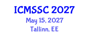 International Conference on Mathematics, Statistics and Scientific Computing (ICMSSC) May 15, 2027 - Tallinn, Estonia