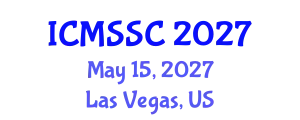 International Conference on Mathematics, Statistics and Scientific Computing (ICMSSC) May 15, 2027 - Las Vegas, United States