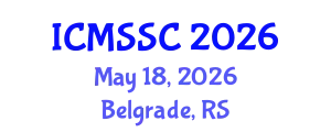 International Conference on Mathematics, Statistics and Scientific Computing (ICMSSC) May 18, 2026 - Belgrade, Serbia