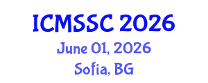 International Conference on Mathematics, Statistics and Scientific Computing (ICMSSC) June 01, 2026 - Sofia, Bulgaria
