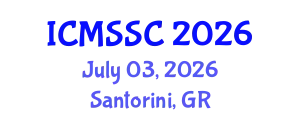 International Conference on Mathematics, Statistics and Scientific Computing (ICMSSC) July 03, 2026 - Santorini, Greece