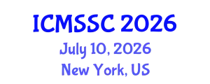 International Conference on Mathematics, Statistics and Scientific Computing (ICMSSC) July 10, 2026 - New York, United States