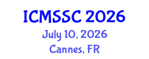 International Conference on Mathematics, Statistics and Scientific Computing (ICMSSC) July 10, 2026 - Cannes, France