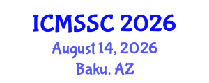 International Conference on Mathematics, Statistics and Scientific Computing (ICMSSC) August 14, 2026 - Baku, Azerbaijan