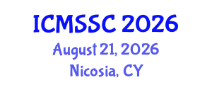 International Conference on Mathematics, Statistics and Scientific Computing (ICMSSC) August 21, 2026 - Nicosia, Cyprus