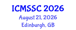 International Conference on Mathematics, Statistics and Scientific Computing (ICMSSC) August 21, 2026 - Edinburgh, United Kingdom
