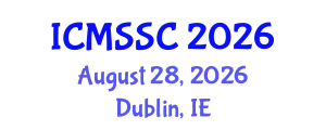 International Conference on Mathematics, Statistics and Scientific Computing (ICMSSC) August 28, 2026 - Dublin, Ireland