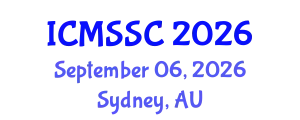 International Conference on Mathematics, Statistics and Scientific Computing (ICMSSC) September 06, 2026 - Sydney, Australia