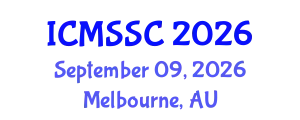 International Conference on Mathematics, Statistics and Scientific Computing (ICMSSC) September 09, 2026 - Melbourne, Australia