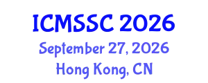 International Conference on Mathematics, Statistics and Scientific Computing (ICMSSC) September 27, 2026 - Hong Kong, China