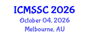 International Conference on Mathematics, Statistics and Scientific Computing (ICMSSC) October 04, 2026 - Melbourne, Australia