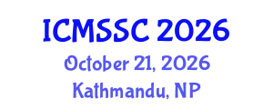 International Conference on Mathematics, Statistics and Scientific Computing (ICMSSC) October 21, 2026 - Kathmandu, Nepal