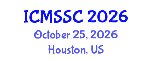 International Conference on Mathematics, Statistics and Scientific Computing (ICMSSC) October 25, 2026 - Houston, United States
