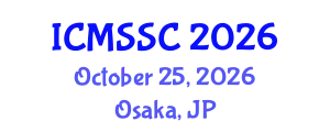 International Conference on Mathematics, Statistics and Scientific Computing (ICMSSC) October 25, 2026 - Osaka, Japan