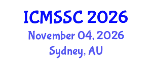 International Conference on Mathematics, Statistics and Scientific Computing (ICMSSC) November 04, 2026 - Sydney, Australia