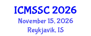 International Conference on Mathematics, Statistics and Scientific Computing (ICMSSC) November 15, 2026 - Reykjavik, Iceland