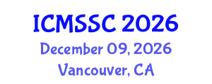 International Conference on Mathematics, Statistics and Scientific Computing (ICMSSC) December 09, 2026 - Vancouver, Canada