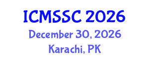 International Conference on Mathematics, Statistics and Scientific Computing (ICMSSC) December 30, 2026 - Karachi, Pakistan