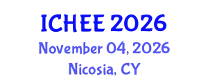 International Conference on Hydraulic and Environmental Engineering (ICHEE) November 04, 2026 - Nicosia, Cyprus