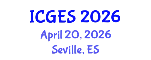International Conference on Geological and Environmental Sciences (ICGES) April 20, 2026 - Seville, Spain