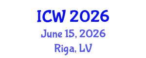 International Conference on Water (ICW) June 15, 2026 - Riga, Latvia