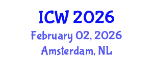 International Conference on Water (ICW) February 02, 2026 - Amsterdam, Netherlands