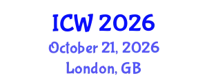 International Conference on Water (ICW) October 21, 2026 - London, United Kingdom