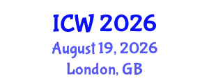 International Conference on Water (ICW) August 19, 2026 - London, United Kingdom
