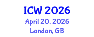 International Conference on Water (ICW) April 20, 2026 - London, United Kingdom