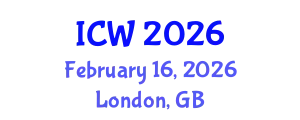 International Conference on Water (ICW) February 16, 2026 - London, United Kingdom