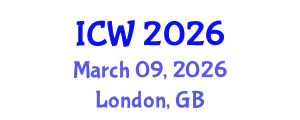 International Conference on Water (ICW) March 09, 2026 - London, United Kingdom