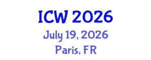 International Conference on Water (ICW) July 19, 2026 - Paris, France