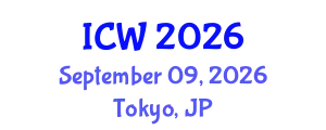 International Conference on Water (ICW) September 09, 2026 - Tokyo, Japan