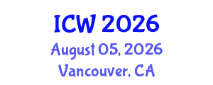 International Conference on Water (ICW) August 05, 2026 - Vancouver, Canada