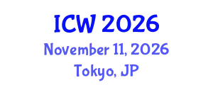 International Conference on Water (ICW) November 11, 2026 - Tokyo, Japan
