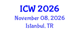 International Conference on Water (ICW) November 08, 2026 - Istanbul, Turkey