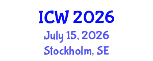 International Conference on Water (ICW) July 15, 2026 - Stockholm, Sweden