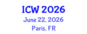 International Conference on Water (ICW) June 22, 2026 - Paris, France