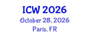 International Conference on Water (ICW) October 28, 2026 - Paris, France