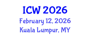 International Conference on Water (ICW) February 12, 2026 - Kuala Lumpur, Malaysia