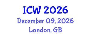 International Conference on Water (ICW) December 09, 2026 - London, United Kingdom