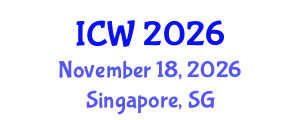 International Conference on Water (ICW) November 18, 2026 - Singapore, Singapore