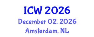 International Conference on Water (ICW) December 02, 2026 - Amsterdam, Netherlands