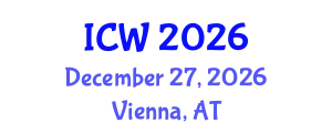 International Conference on Water (ICW) December 27, 2026 - Vienna, Austria