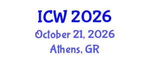 International Conference on Water (ICW) October 21, 2026 - Athens, Greece