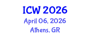 International Conference on Water (ICW) April 06, 2026 - Athens, Greece
